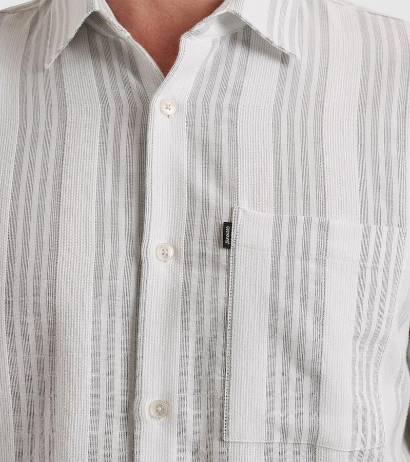 Vanguard Short Sleeve Overhemd Dobby Streep Groen - Foto 2