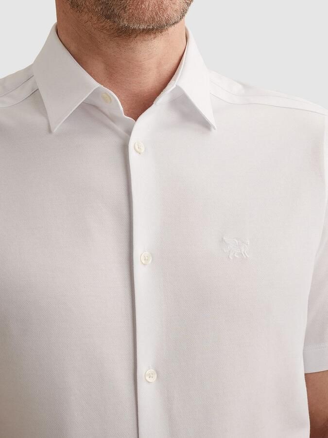 Vanguard Overhemd Korte Mouw Short Sleeve Overhemd Jersey Wit - Foto 4