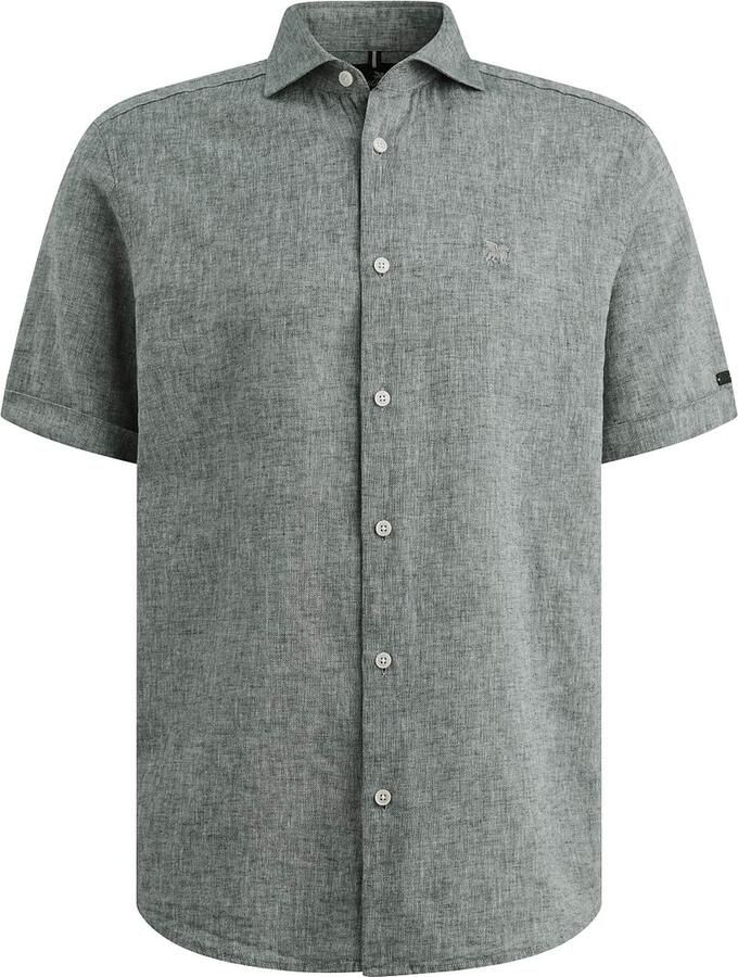 Vanguard Short Sleeve Overhemd Linnen Blend Lichtblauw - Foto 3