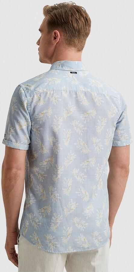 Vanguard Overhemd Lange Mouw Short Sleeve Overhemd Linnen Lichtblauw - Foto 4
