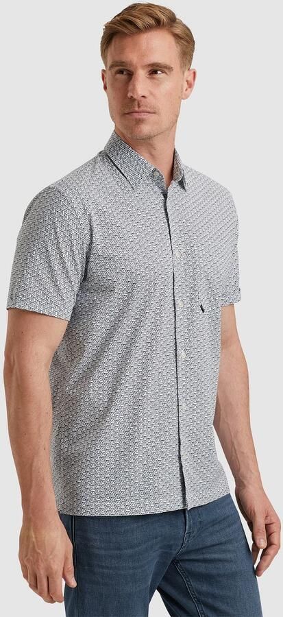 Vanguard Short Sleeve Overhemd Print Blauw - Foto 4