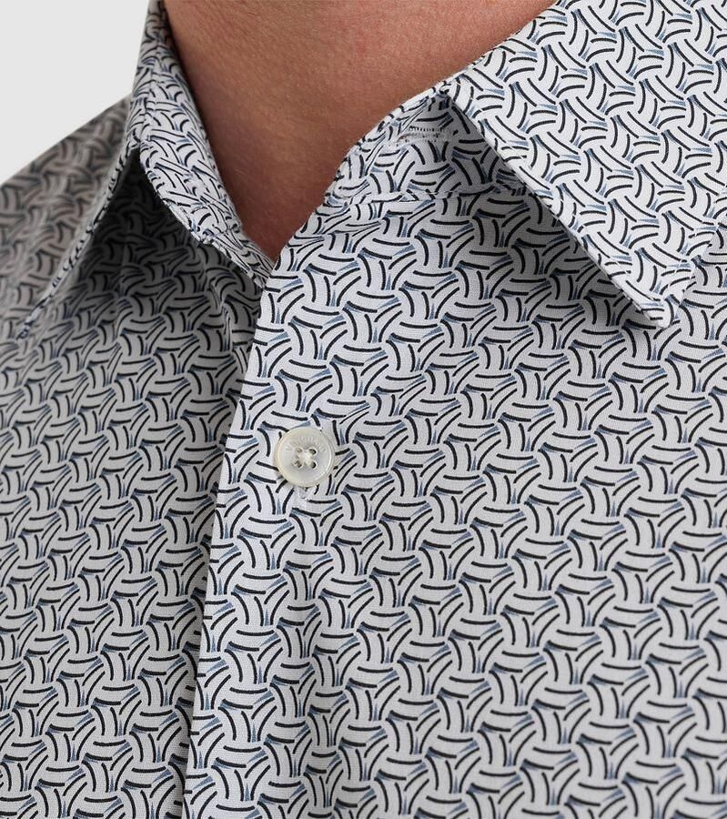 Vanguard Short Sleeve Overhemd Print Blauw - Foto 3