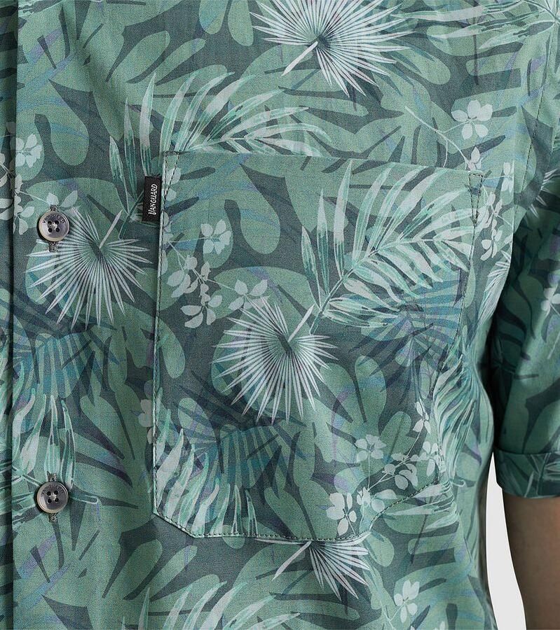 Vanguard Overhemd Lange Mouw Short Sleeve Overhemd Print Groen - Foto 4