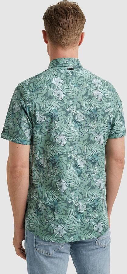 Vanguard Overhemd Lange Mouw Short Sleeve Overhemd Print Groen - Foto 2