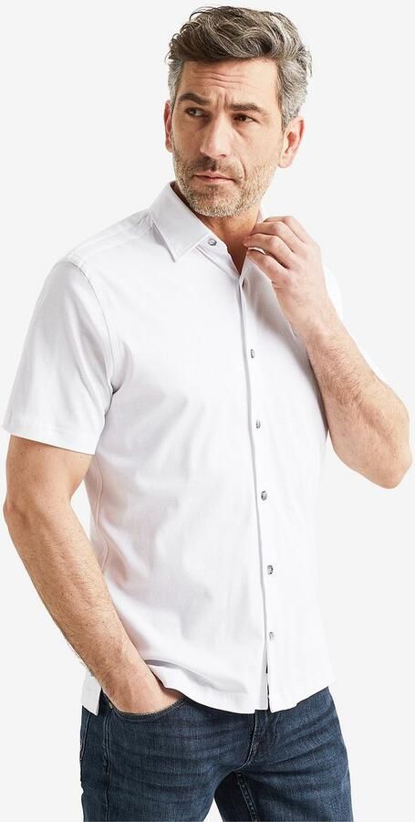 Vanguard Overhemd Lange Mouw Short Sleeve Overhemd Wit - Foto 3