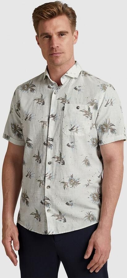 Vanguard Short Sleeves Overhemd Bloemen Ecru - Foto 5