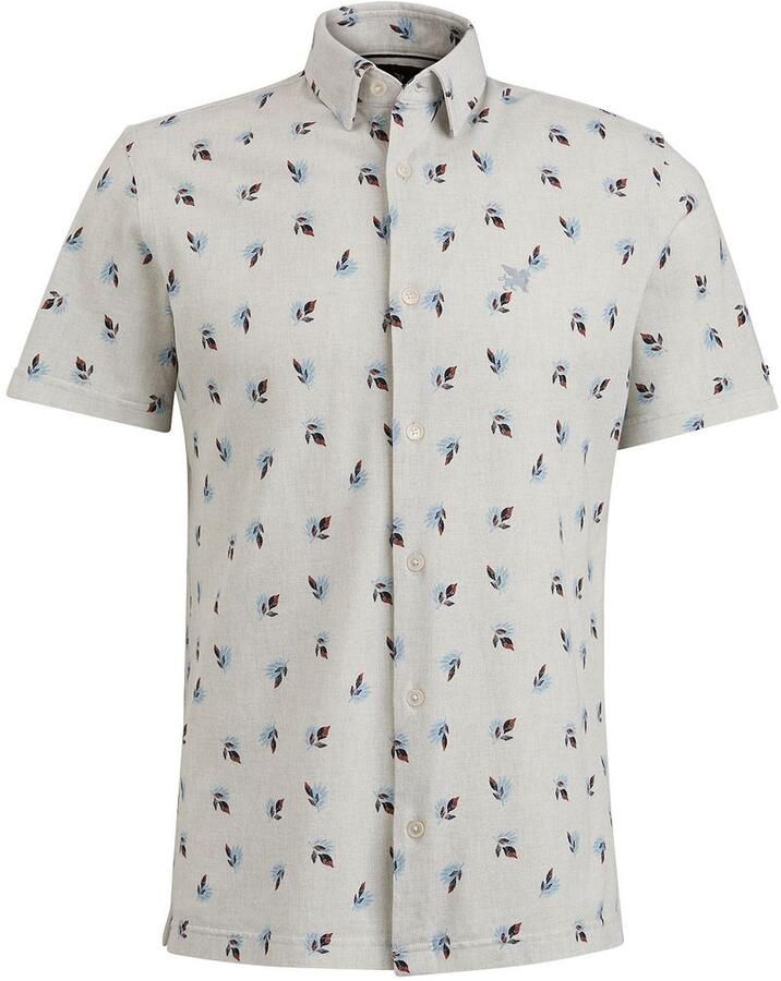 Vanguard Overhemd Lange Mouw Short Sleeves Overhemd Print Grijs - Foto 3