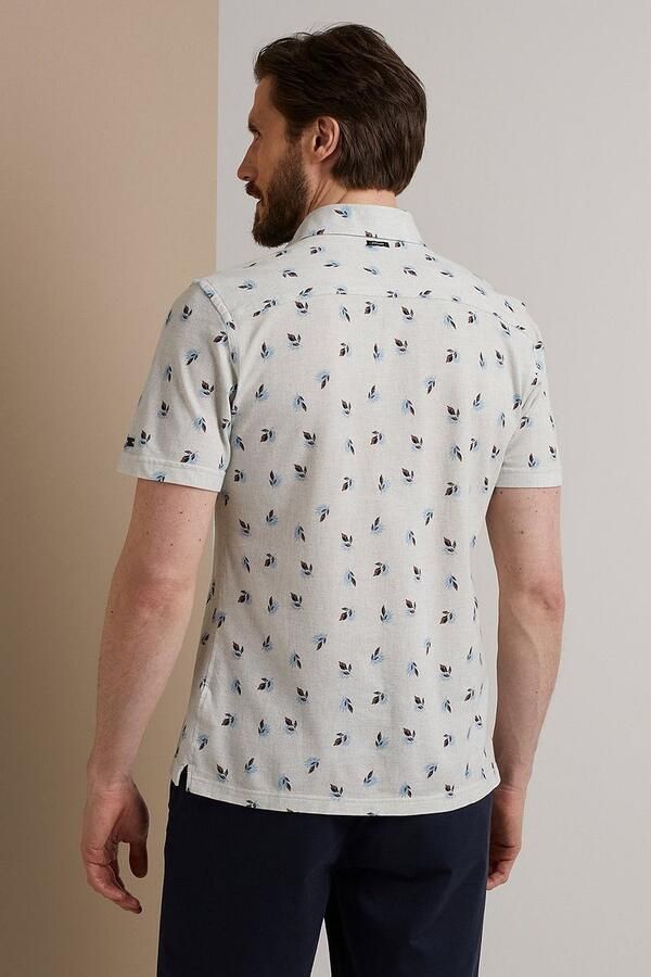 Vanguard Overhemd Lange Mouw Short Sleeves Overhemd Print Grijs - Foto 3