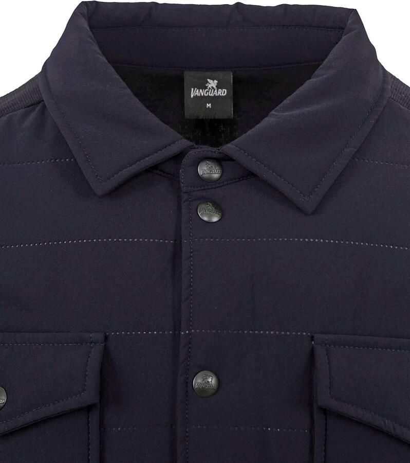 VANGUARD Heren Jassen In-between Jacket Cotton Polyamide Donkerblauw