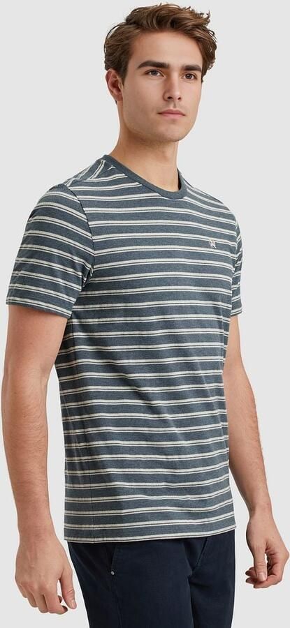 Vanguard T-shirt T-Shirt Jersey Melange Blauw - Foto 6