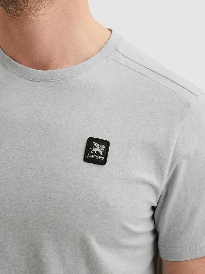 Vanguard T-shirt Korte Mouw T-Shirt Logo Melange Lichtblauw - Foto 5
