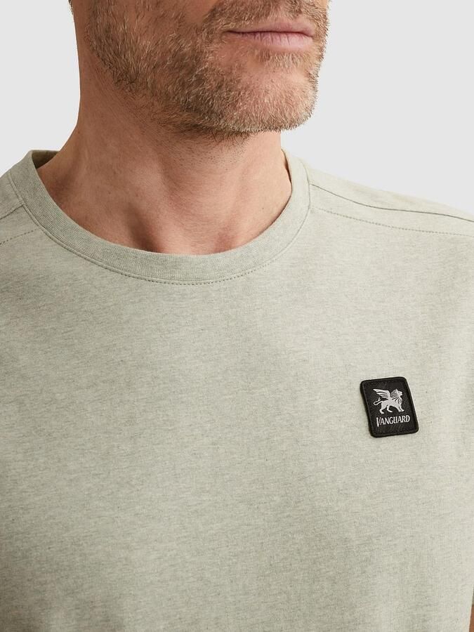 Vanguard T-shirt Korte Mouw T-Shirt Logo Melange Lichtgroen - Foto 4