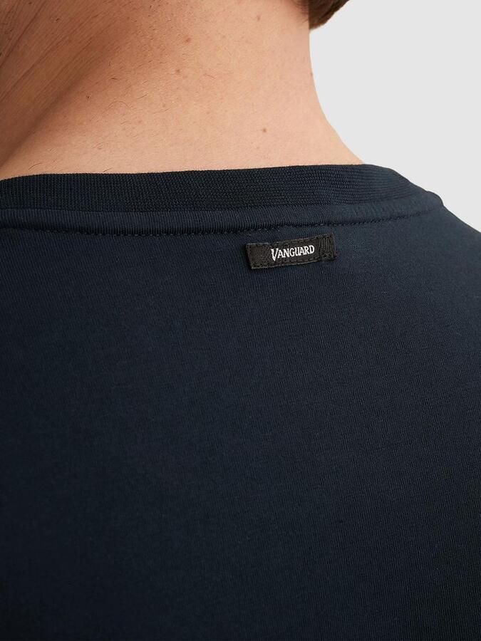 Vanguard regular T-shirt donkerblauw - Foto 4