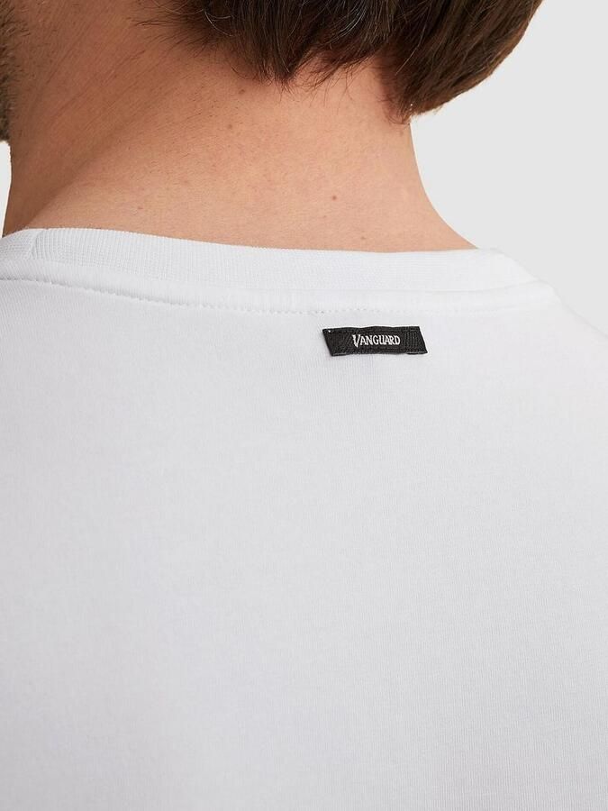 Vanguard T-shirt Korte Mouw T-Shirt Logo Wit - Foto 5