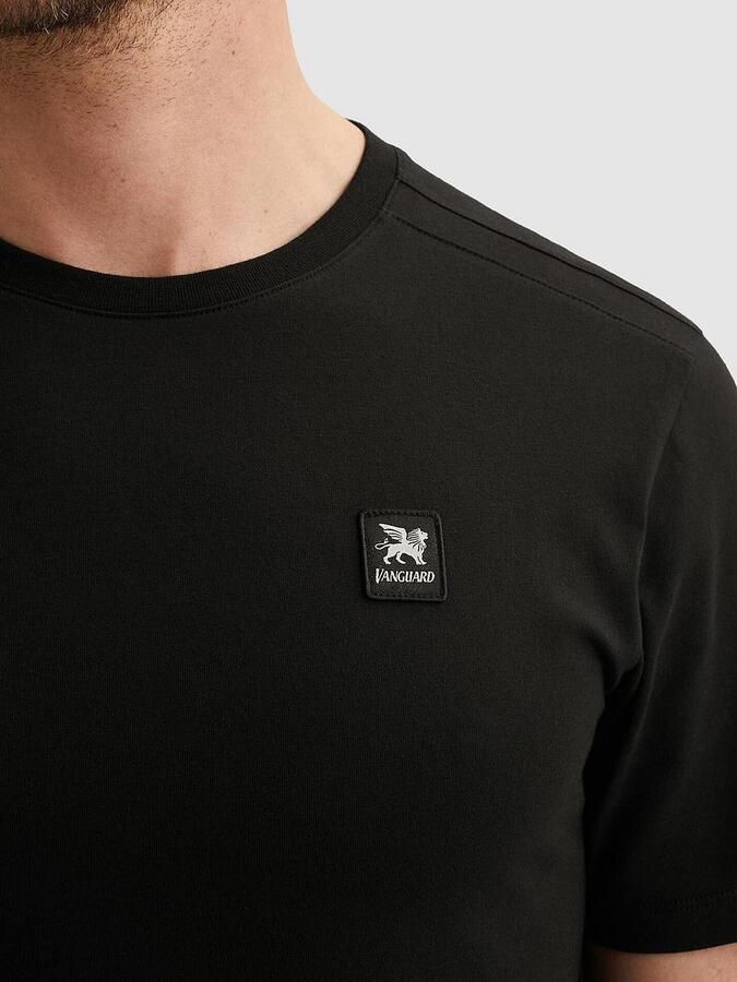 Vanguard T-shirt Korte Mouw T-Shirt Logo Zwart - Foto 4