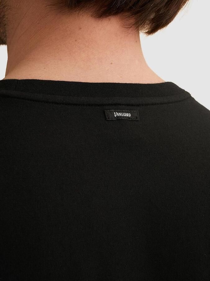 Vanguard T-shirt Korte Mouw T-Shirt Logo Zwart - Foto 5