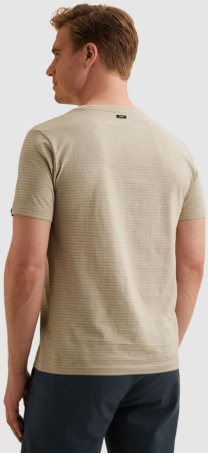 Vanguard T-Shirt Streep Beige - Foto 3