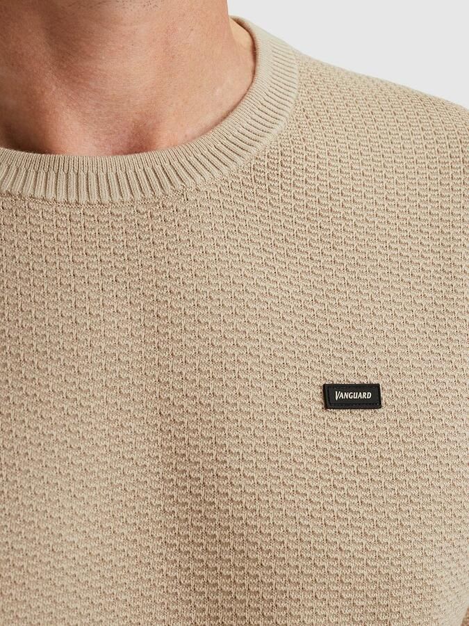 Vanguard T-Shirt Structuur Beige