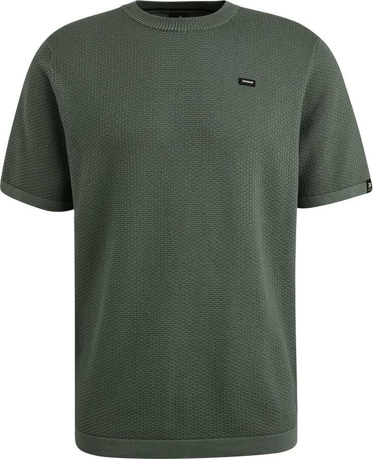 Vanguard T-shirt T-Shirt Structuur Groen - Foto 4