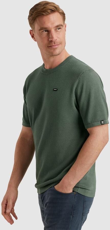 Vanguard T-shirt T-Shirt Structuur Groen - Foto 4