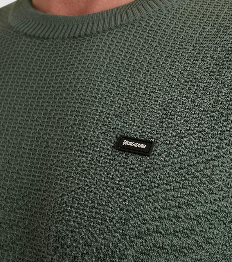 Vanguard T-shirt T-Shirt Structuur Groen - Foto 2