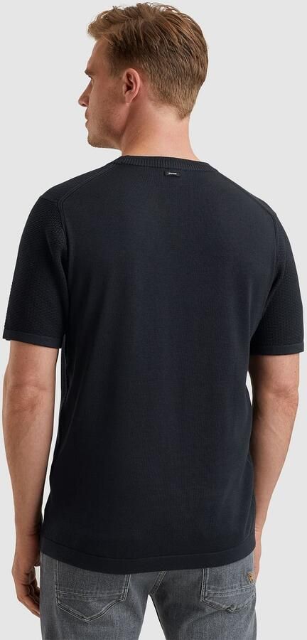 Vanguard T-shirt T-Shirt Structuur Navy - Foto 2