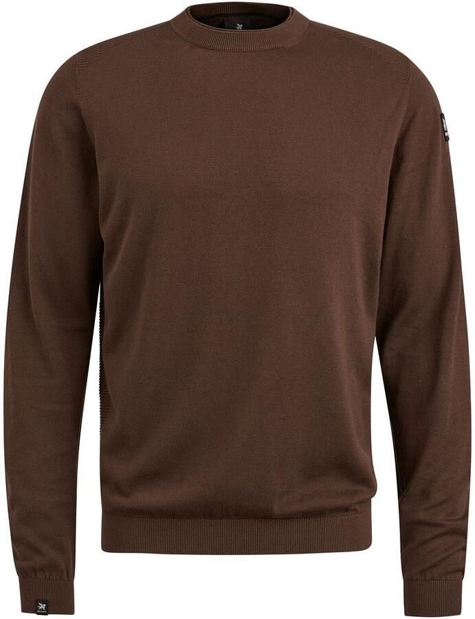 VANGUARD Heren Truien & Vesten Crewneck Cotton Modal Bruin - Foto 5