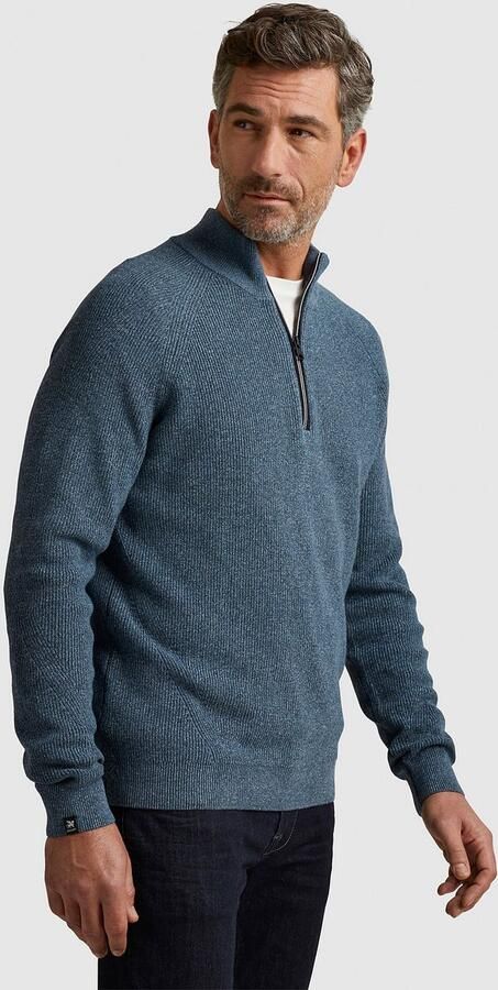 Vanguard gemêleerde trui blauw - Foto 4
