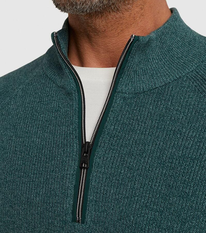 Vanguard Sweaters Trui Half Zip Groen - Foto 3