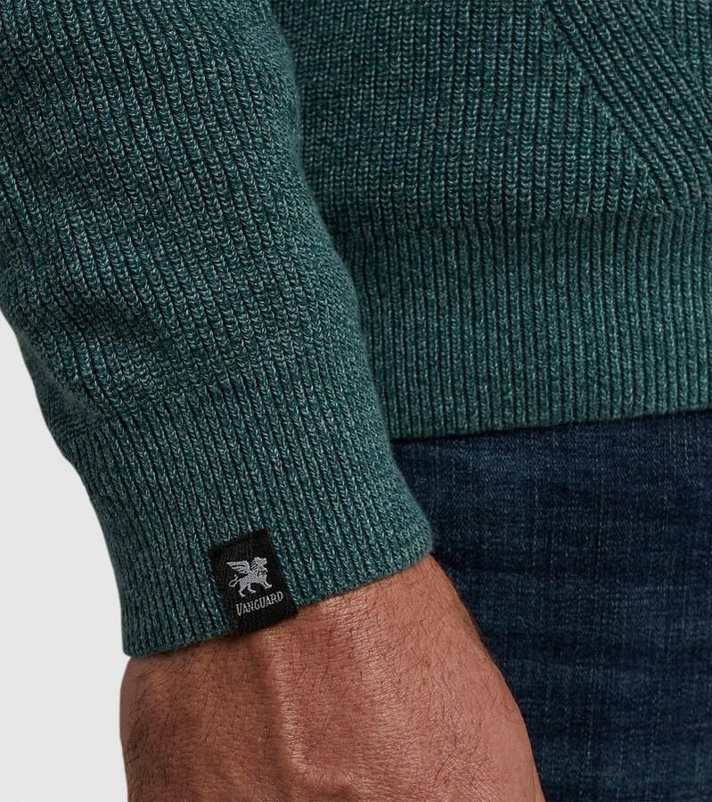 Vanguard Sweaters Trui Half Zip Groen - Foto 4