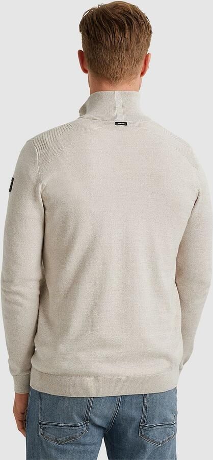 Vanguard Trui Half Zip Melange Ecru - Foto 7