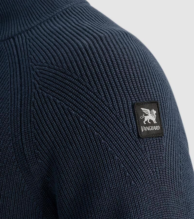 Vanguard Stijlvolle half zip pullover Blue Heren