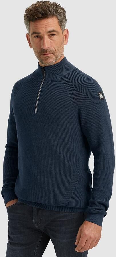Vanguard Stijlvolle half zip pullover Blue Heren - Foto 4