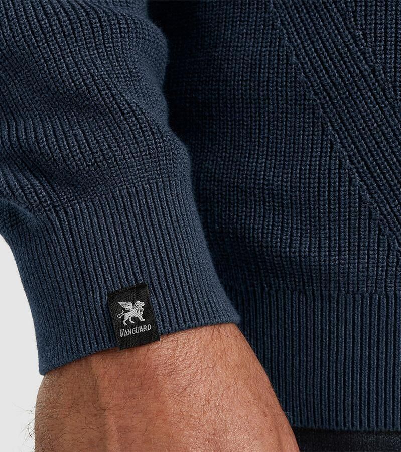 Vanguard Stijlvolle half zip pullover Blue Heren - Foto 4
