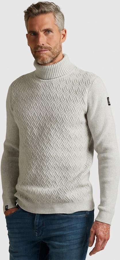 Vanguard Sweater Trui Half Zip Structuur Ecru - Foto 5
