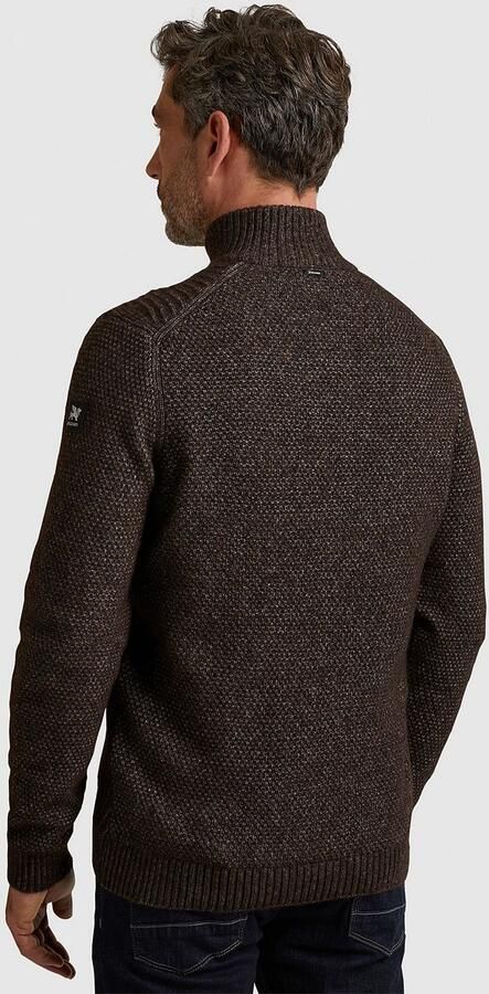 Vanguard Sweaters Trui Half Zip Wol Bruin - Foto 4