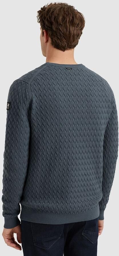 Vanguard Trui Knitted Structure Blauw - Foto 4