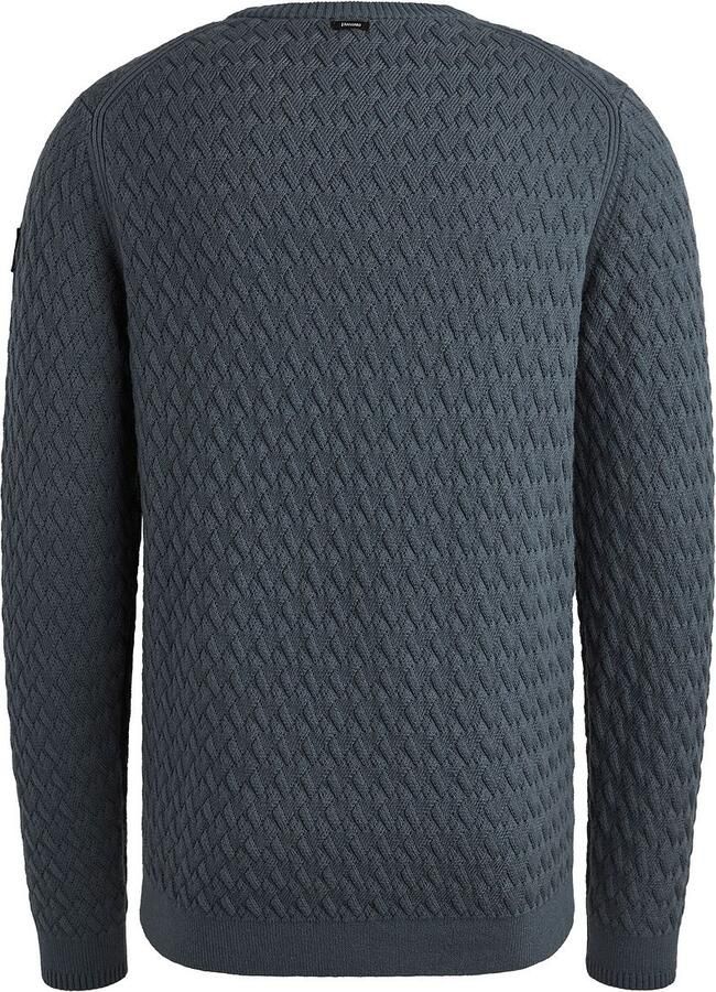 Vanguard Trui Knitted Structure Blauw - Foto 3