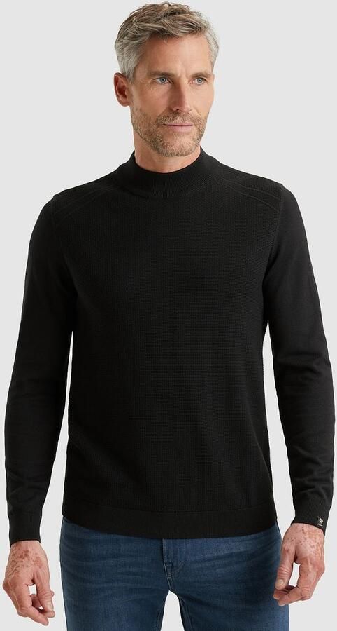 Vanguard Trui Knitted Turtle Zwart