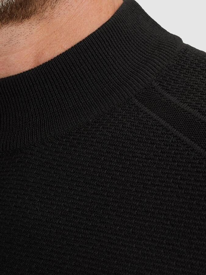 Vanguard Trui Knitted Turtle Zwart - Foto 2