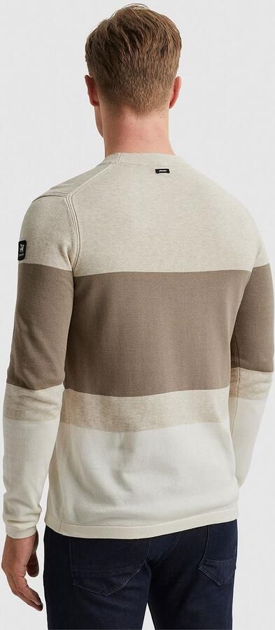 Vanguard Sweaters Trui Streep Beige - Foto 5