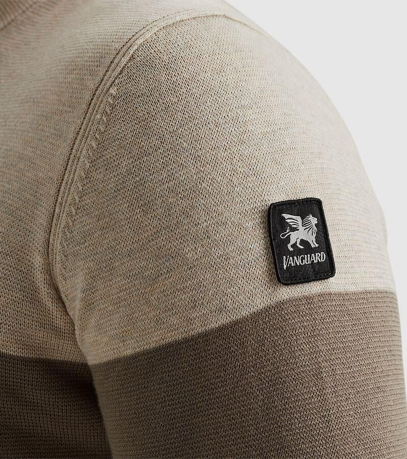 Vanguard Sweaters Trui Streep Beige - Foto 2