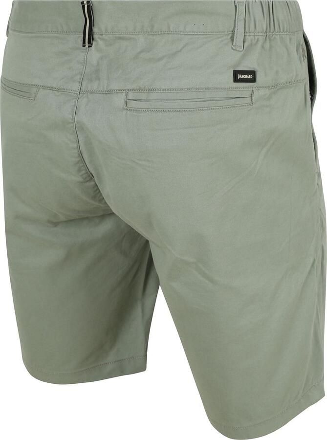 Vanguard Korte Twill Stretch Shorts Green Heren