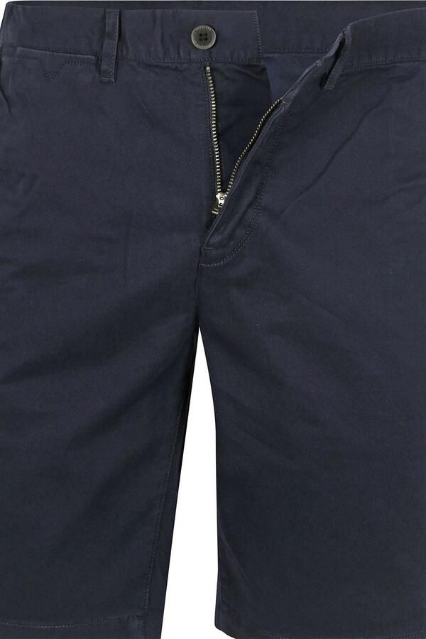 VANGUARD Heren Broeken V65 Shorts Fine Twill Stretch Blauw - Foto 4