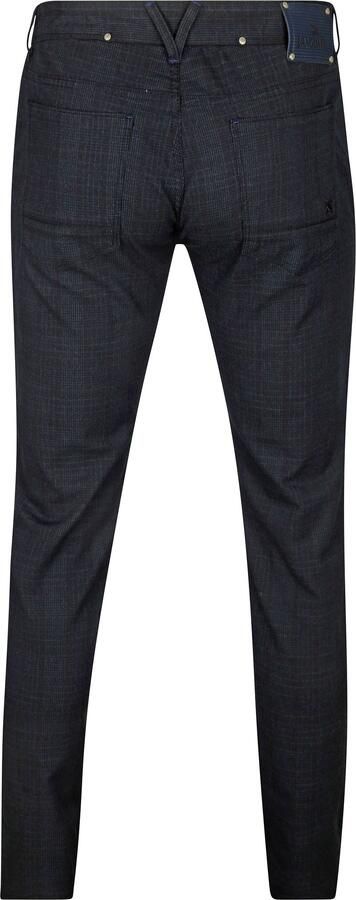 Vanguard Chino V7 Rider Check Broek Blue Heren - Foto 5