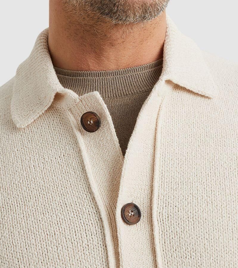 Vanguard Sweater Vest Knoop Ecru