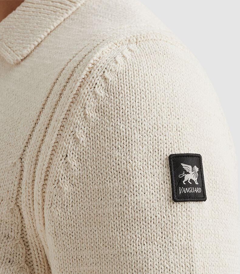 Vanguard Sweater Vest Knoop Ecru - Foto 3