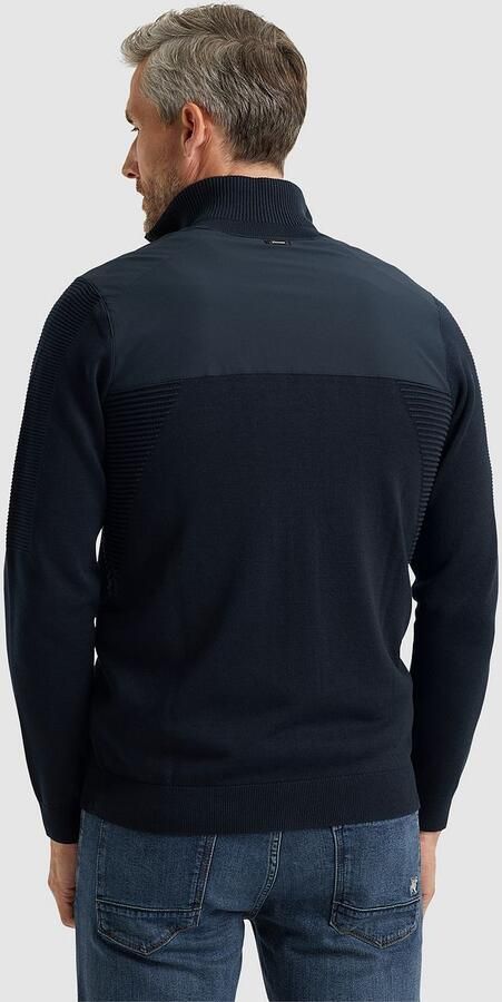 Vanguard Ritssluiting Jas Katoen Modal Blue Heren - Foto 4