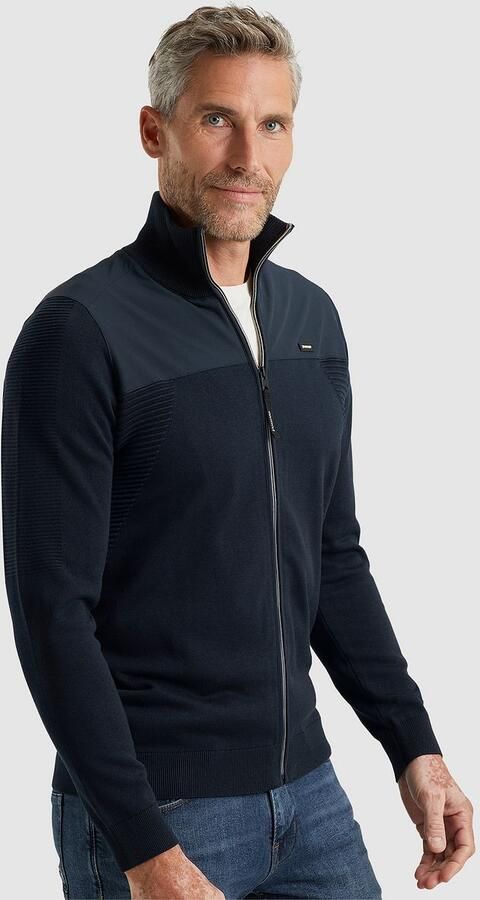 Vanguard Ritssluiting Jas Katoen Modal Blue Heren - Foto 3