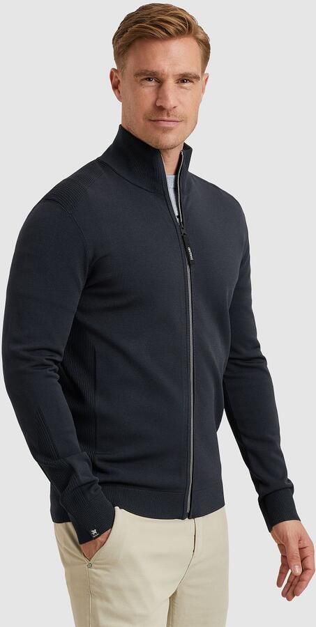 Vanguard Vest Viscose Donkerblauw